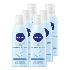 NIVEA Daily Essentials 2-In-1 Cleanser & Toner - 6 x 200ml