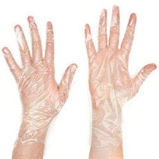 Disposable Polythene Gloves - Box Of 100 - Large