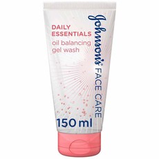 JOHNSON'S Gel Wash, Daily Essentials, Oil Balancing, Combination Skin, 150ml