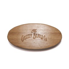 The Grizzly Beard Co Bamboo & Boar Bristle Beard Brush