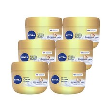 NIVEA Cocoa Butter Body Cream - 6 x 250ml
