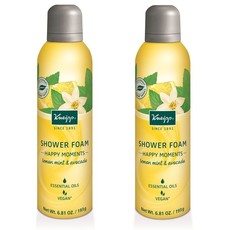 Kneipp Shower Foam - Happy Moments with Lemon and Mint - 200 ml x 2