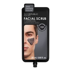 Skin Republic Men's Charcoal Facial Scrub - 25ml (5 x Applications)