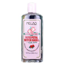 Melao Hydrating Rose Water, Aloe Vera and Witch Hazel Organic Facial Toner
