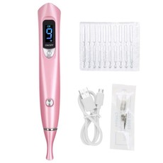 9 Grades USB Portable Freckle Spot Mole Removal Pen with LED Light-Pink