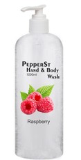 PepperSt Hand & Body Wash - Raspberry (3 x 1l)