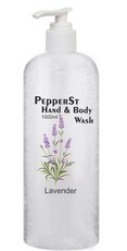 PepperSt Hand & Body Wash - Lavender 1l