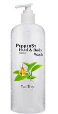 PepperSt Hand & Body Wash - Tea Tree (3 x 1l)