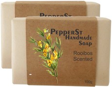 PepperSt Handmade Glycerine Soap - Rooibos (2 X 100g)