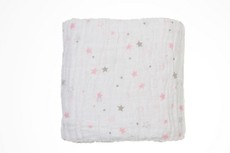 Baby Sense - Muslin Receiving Blanket - Pink
