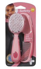 Safety 1st - Easy Grip Brush and Comb Set - Pink