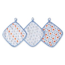 Ideal Baby Cheeky Monkey Washcloths Pack Of 3