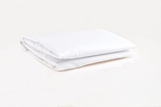 Cabbage Creek - Standard Cot Fitted Sheet - White