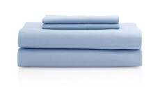SIGNATURE PREMIUM 120GSM Complete Bedsheet Set (Light Blue)