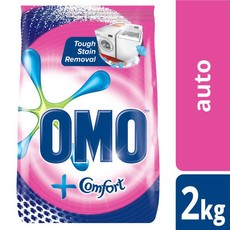 OMO With Comfort Freshness Auto Washing Powder 2kg (Pack of 9)
