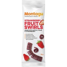 Montagu Fruit Swirls Strawberry Box 10x 50g Box