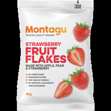 Montagu Fruit Flakes Strawberry 10x 40g Box