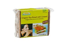 Mestemacher Organic Linseed Bread 500g (Box of 12)