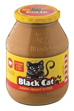 Black Cat - Smooth Peanut Butter (No Sugar No Salt) 6x800g