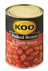 KOO - Baked Beans in Chilli Sauce 12x420g