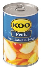 KOO - Fruit Salad in Syrup 12x410g