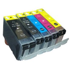 Canon Compatible Ink Combo Pack Black PGI5/5 & Cyan/Magenta/Yellow CLI8/8