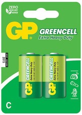 GP C Carbon Zinc Green Cell Batteries - 1.5V