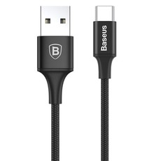 Baseus 2A Flash Light Rapid Series USB Type-A 2.0 to Type-C Cable