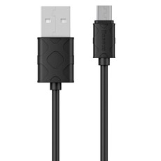 Baseus 1m - 2.1A Yaven USB Type-A 2.0 to Micro Cable - Black