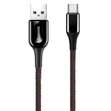 Baseus 1m - 3A LED X-type USB Type-A 2.0 to Type-C Cable