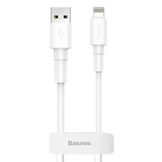 Baseus 1m - 2.4A Mini White Series USB Type-A 2.0 to Lightning Cable