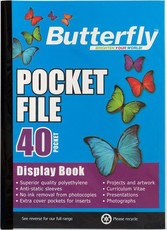Butterfly Pocket File A4 - 40 Page