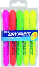 Amos Dry Highlighters Twist-Up (Pouch of 4+1)