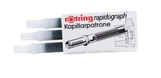 Rotring Rapidograph Ink Cartridges - Black (Box of 3)