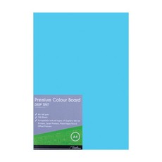 Treeline Turquoise A4 Deep Tint 160gsm Project Board - 100's