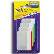 3M Post-it Durable Filing Tabs - 24 Tabs per pack