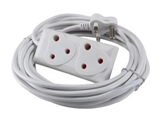 3m Extension Cord With A Two-Way Multi-Plug Extension Lead