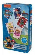 Paw Patrol Playing Cards in Tin - 2 Pack