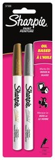 Sharpie Oil Based Fine Point Paint Markers - Gold & Silver