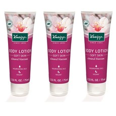 Kneipp Body Lotion - Soft Skin with Almond Blossom - Mini 75 ml - Set of 3
