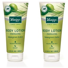 Kneipp Body Lotion - Energizing Lemongrass & Olive - 200ml Set of 2