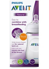 Avent - Natural Feeding Bottle - 260ml - Single Pack
