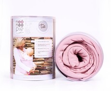 Noonoo Pie Tie Baby Wrap Carrier - Dusty Pink