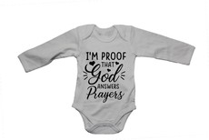 I'm Proof that God Answers Prayers - Baby Grow