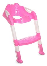 Totland Folding Toddler Potty Training Toilet Ladder - Pink