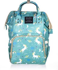 Backpack Nappy Bag - Unicorn Green