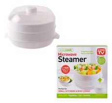 Easycook - Microwave Steamer - 2 Tier