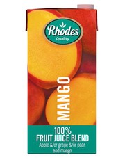 Rhodes 100% Fruit Juice Mango 6 x 1 LT
