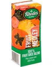 Rhodes 100% Fruit Juice Fruit Medley 24 x 200 ML