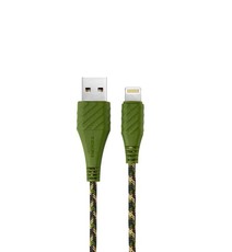 ENERGEA NyloXtreme Combat Lightning Cable - Green 1.5m